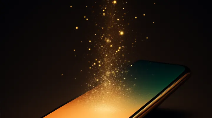 3666BT COM Modern phone with glowing screen